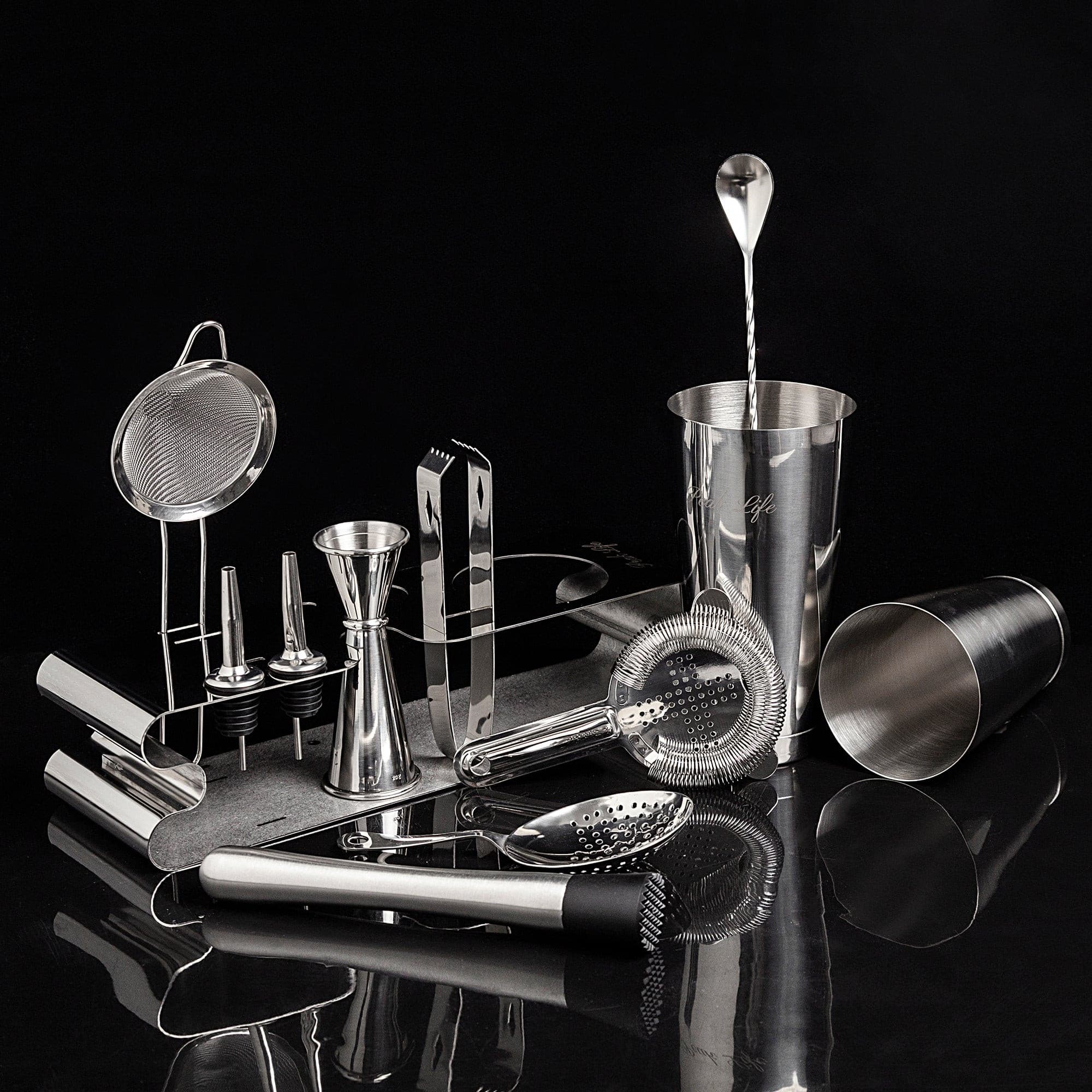 A Bar Above Premium Japanese Jigger with 8 Measurements Inside -  Professional & Heavy-Duty 304 Stainless Steel Cocktail Double Jigger for  Bartending